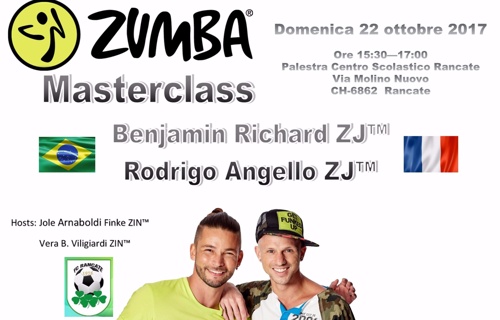 Zumba® Masterclass con Benjamin Richard e Rodrigo Angello