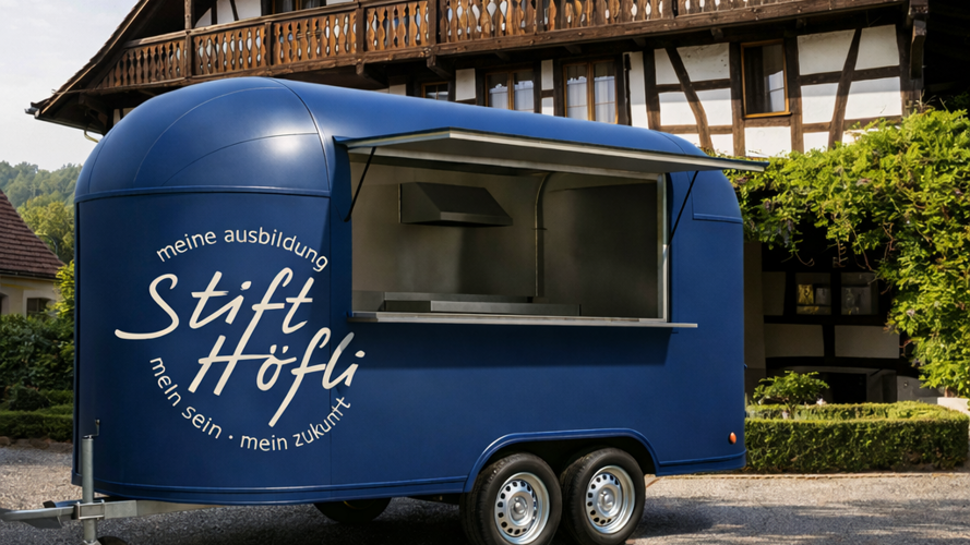 Mobiler Pop-up-Laden für das Stift Höfli