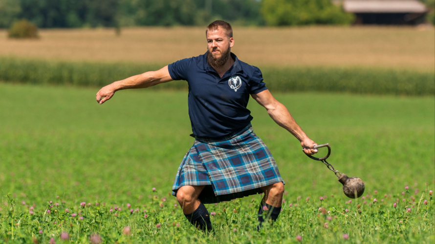Schickt Chris und Tom an die Highland Games Weltmeisterschaften