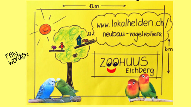  Neubau Vogelvoliere im Zoo Gnadenhof Eichberg 