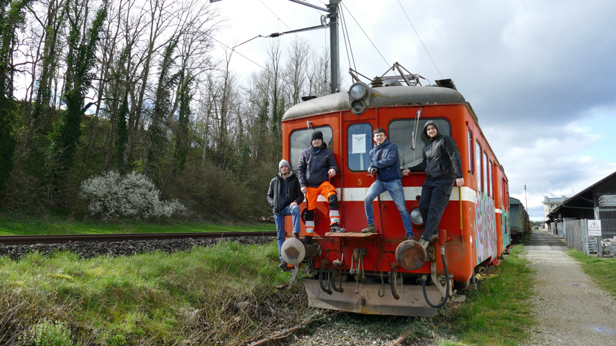 Restaurierung Triebwagen BDe 4/4 5 der Martigny-Orsières-Bahn