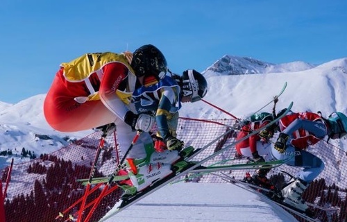 Objectif : poursuivre ma saison de skicross