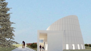 Panneaux solaires nouvelle église catholique à Gland