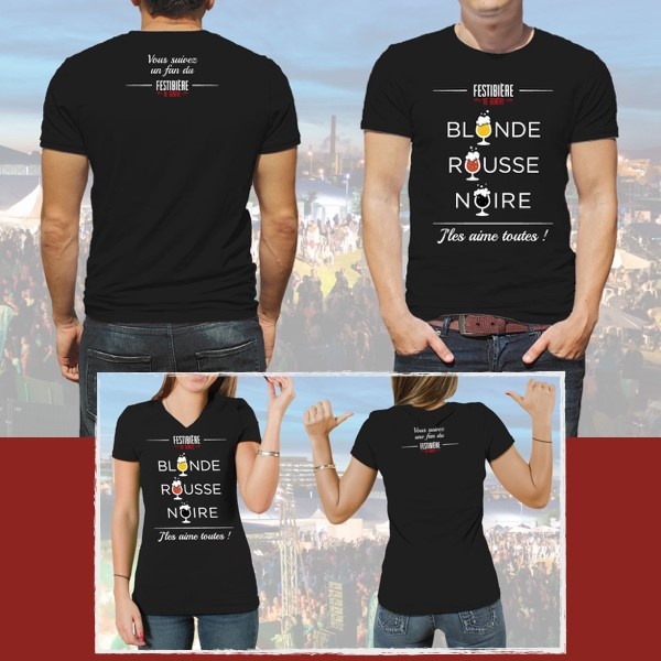 T-shirt super cool du Festibière