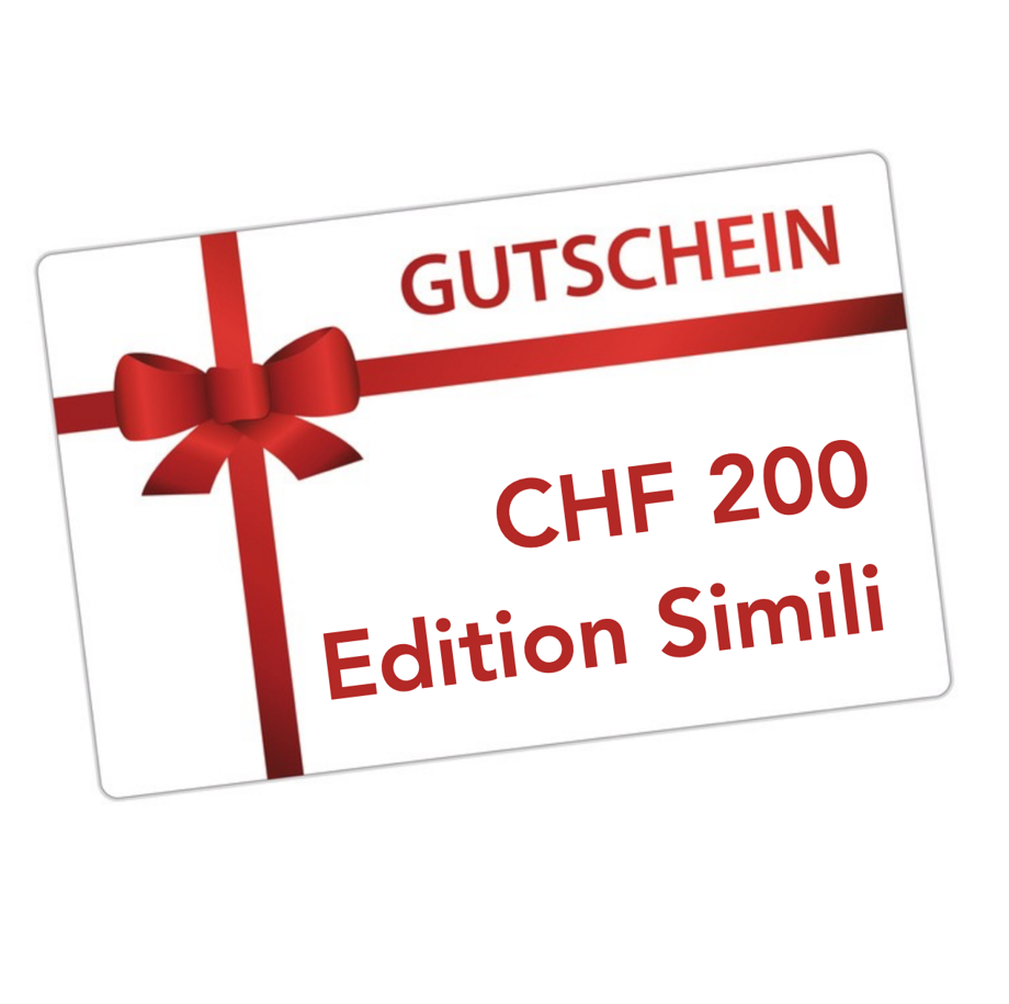 Gutschein Edition Simili