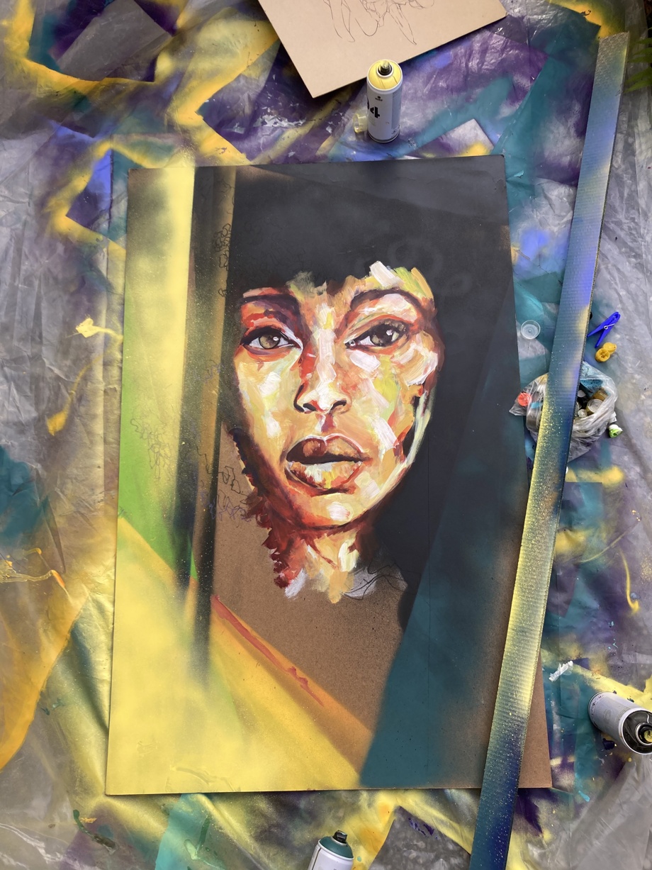 BADU by MUUD - ca. 116 x 75 cm (Malerei)