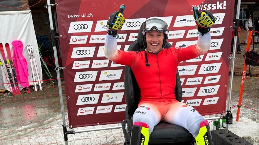 Mit Vollgas nach vorne: Begleite Skirennfahrer Nils Bircher