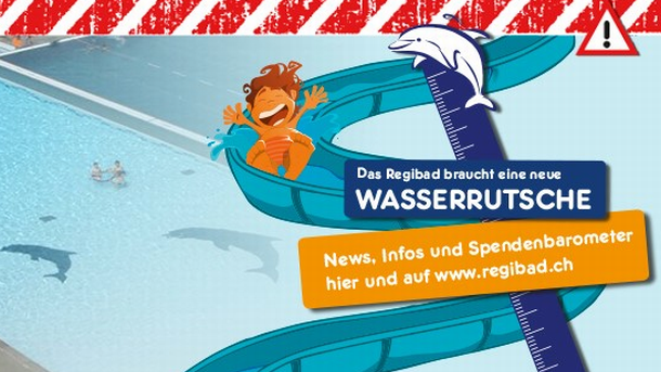 Das Regibad braucht eine neue Wasserrutsche
