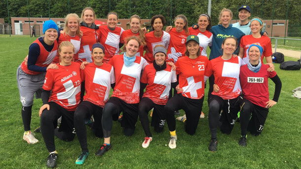  Trikots für das Swiss Ultimate Women Nationalteam 