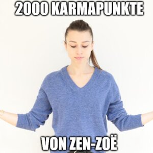 Zertifikat für 2000 Karma Punkte