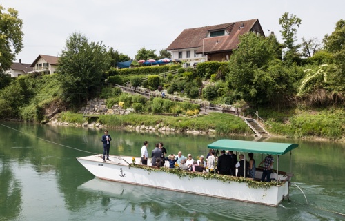 Rettungswesten und Fähreanhänger