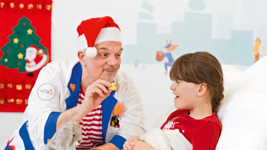 Ein Lachen für Kinder im Spital – 250 Besuche schenken