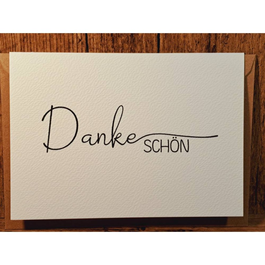 Dankeschön Karte
