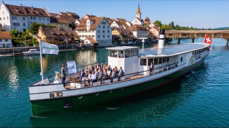 Ökologischer Schaufelraddampfer "Pro Dampfer"