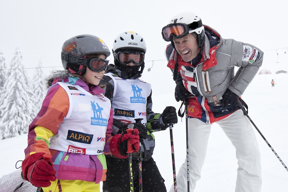 Carte de remerciement de Bernhard Russi, écrite de sa main