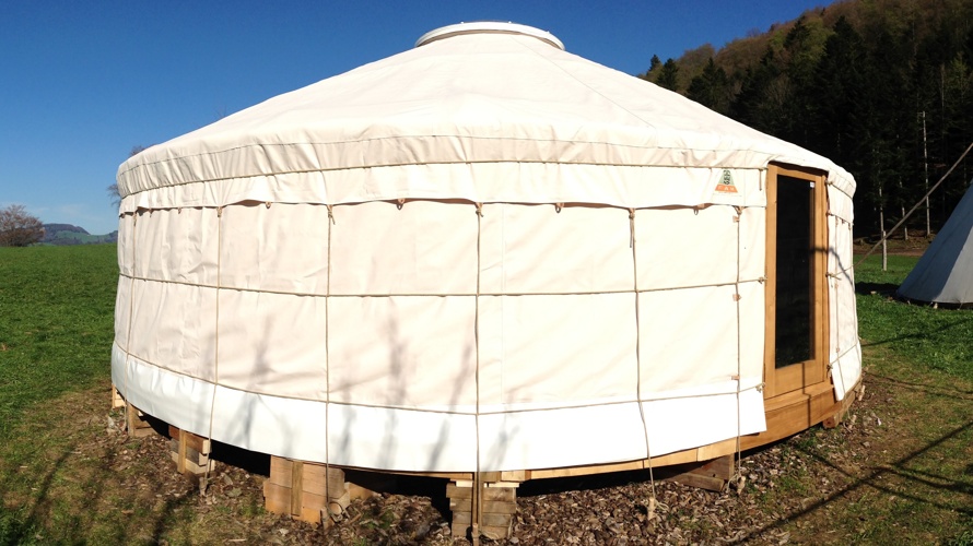 Jurte für den Platz