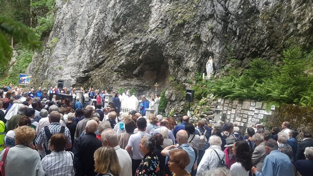  10e Pèlerinage à la grotte de Lourdes de Grandvillard 15.08.2021 
