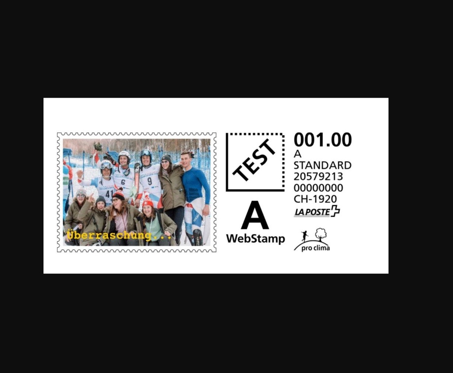 12 Briefmarken für Personalisierte A-Post