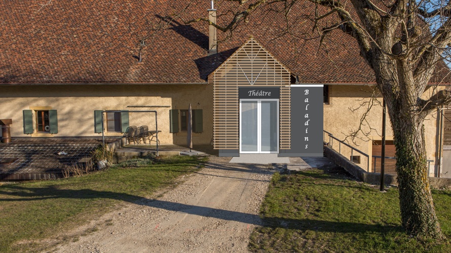 Sas d'entrée du Théâtre du Plan-Jacot