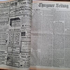 Historische Zeitungsbünde der Thurgauer Zeitung
