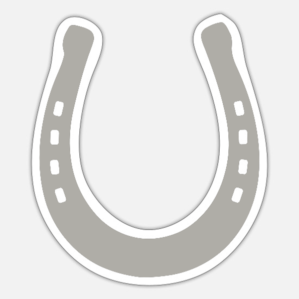 Hufeisen 3 (Erinnerungsphoto mit Pferd)