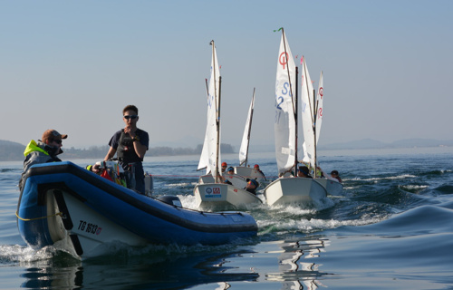 Schlauchboot Juniorentraining