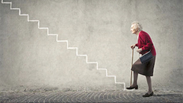 Echelle facile pour les personnes âgées