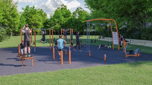  Outdoor Fitness Park Marbach 