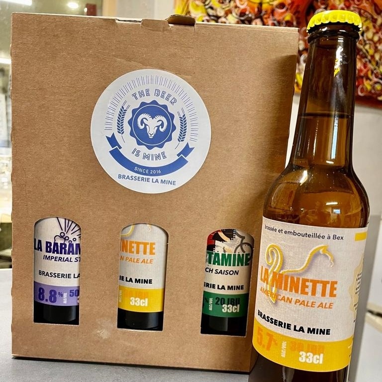 6-Packs de dégustation de la Brasserie la Mine