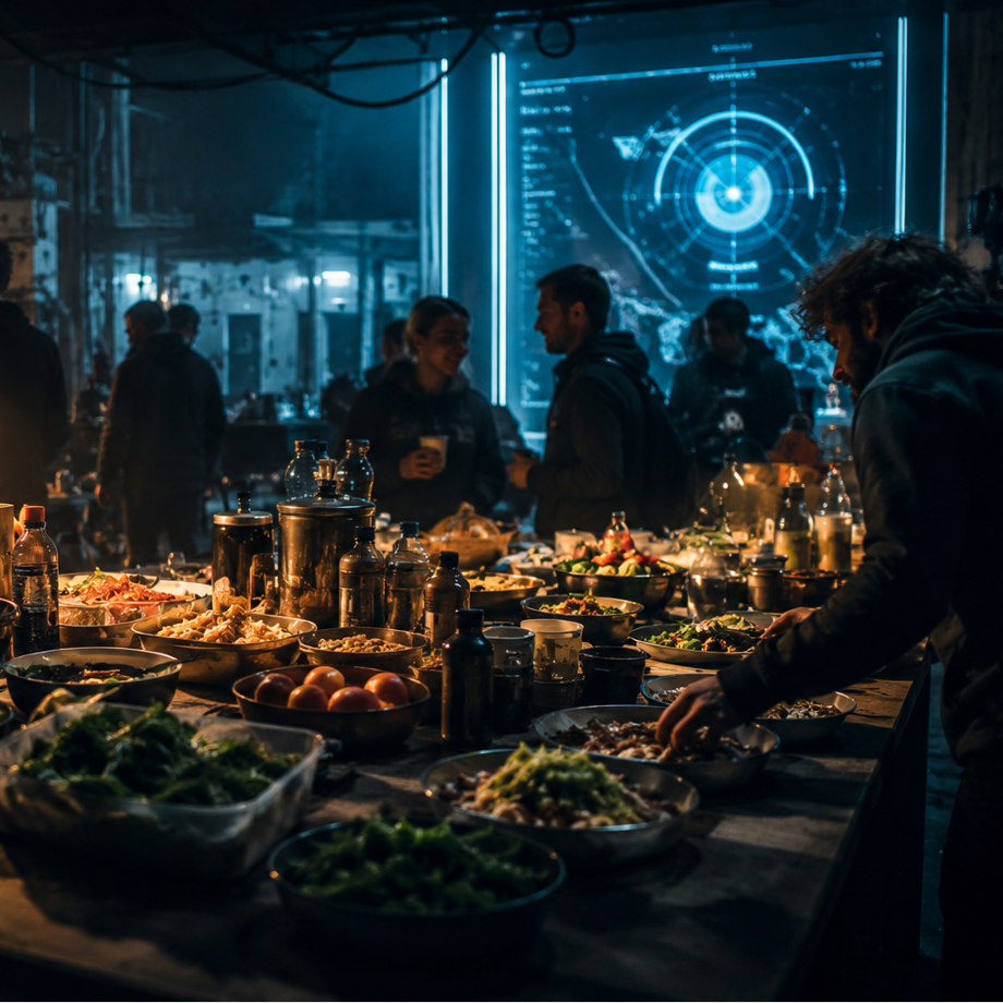 Verpflegung Für Crew und Cast am Set