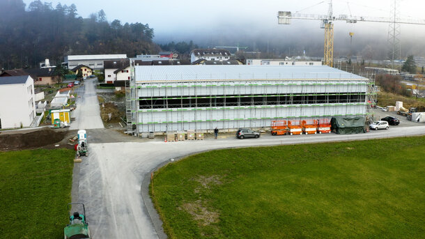  Bau Sportzentrum in Silenen 