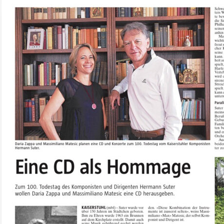 Liebe Musikfreunde!