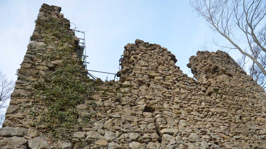 Rette die Süd- und Ostwand der Jagdburg