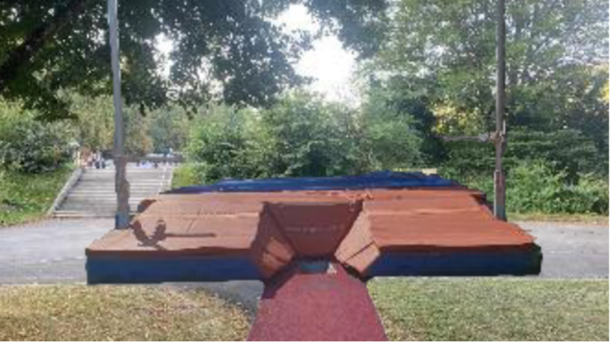 Neue Stabhochsprunganlage Aue Baden