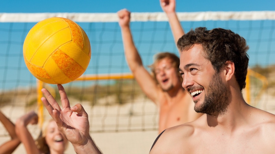 Beachvolleyballfeld Badi Rheinau