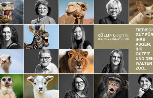 Külling Optik unterstützt den Walter Zoo