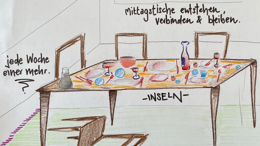Inseln der Begegnungen | Kochen für Geflüchtete | Kunst im Depot