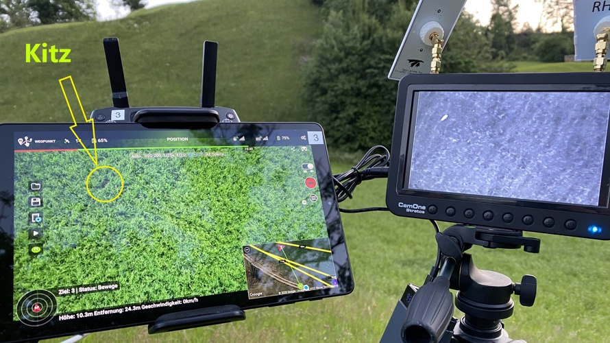 Ausbau Rehkitzrettung Wartau