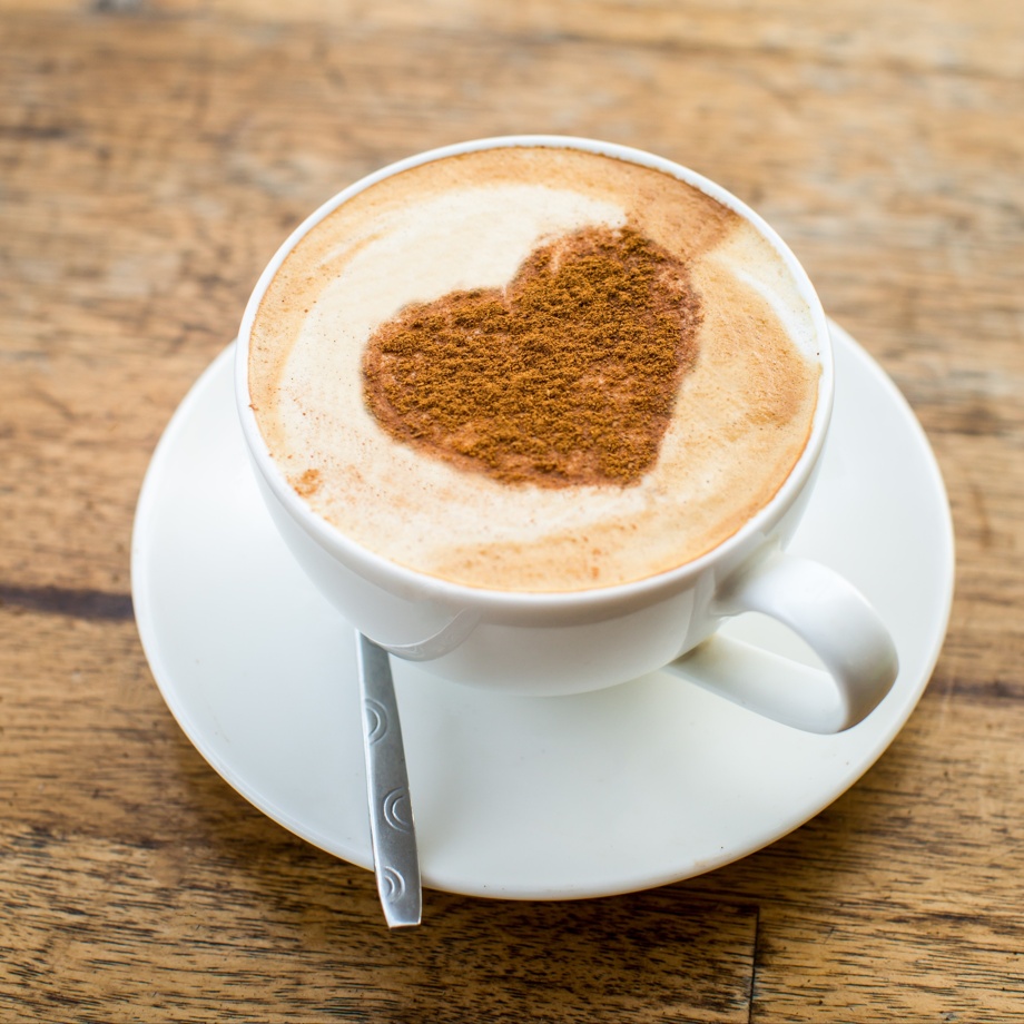 Kaffee mit Herz