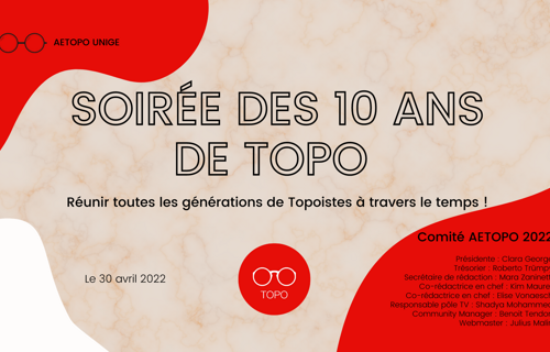 Soirée des 10 ans de topo