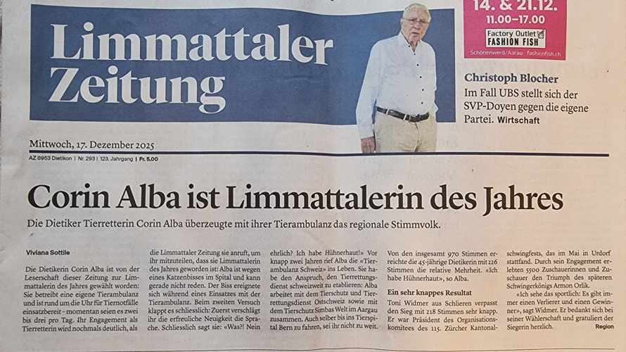 Hilfe für die Tierambulanz!
