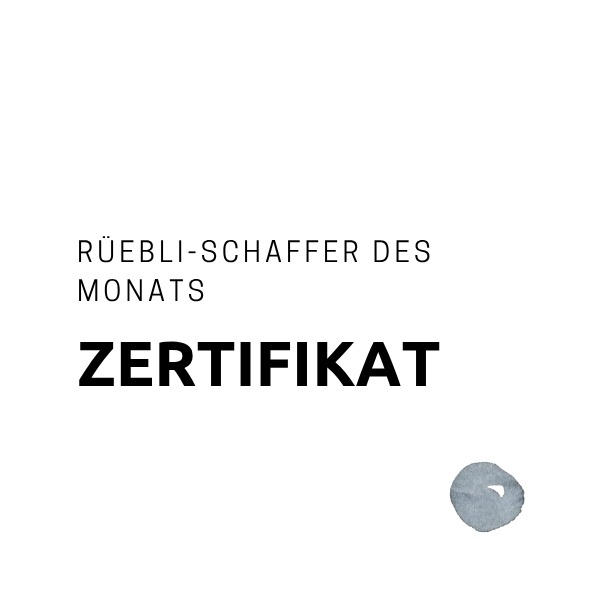 Zertifikat mit Schweisspunkt plus 2 Messingplättli