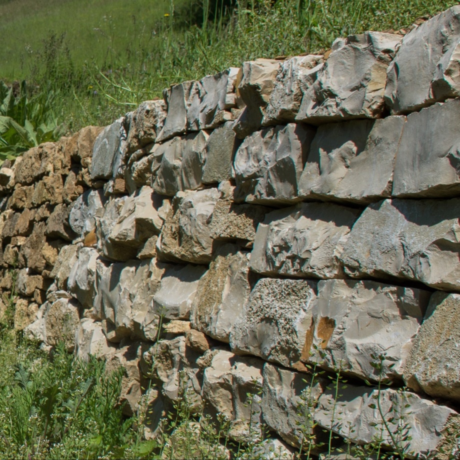 5 m² Trockensteinmauer