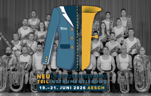 Neuuniformierung mit Teilinstrumentierung - MG Aesch-Mosen