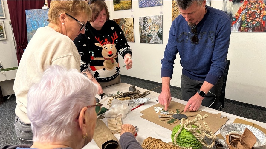 Doppelte Perspektive – Inklusive Kunstinstallation