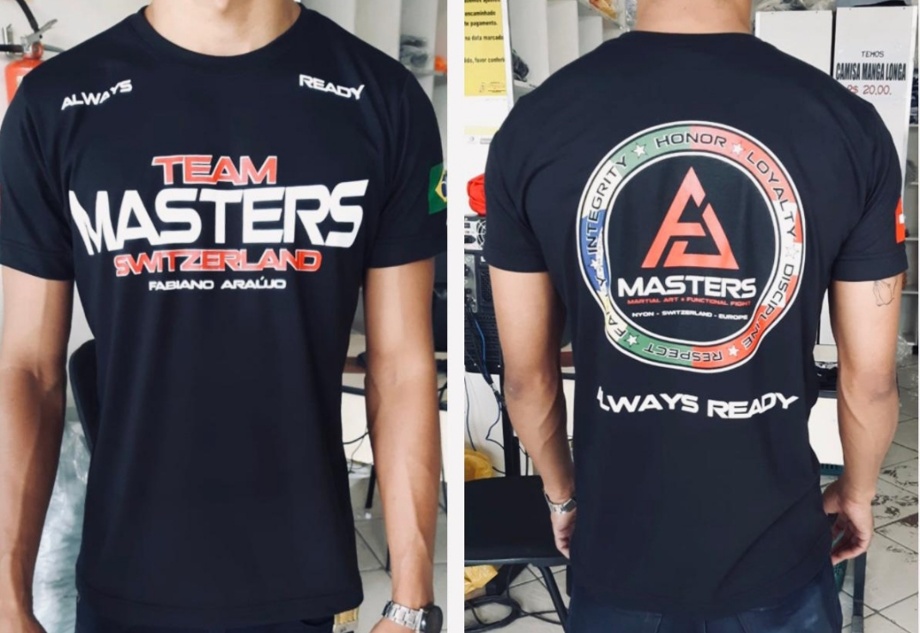 T-shirt Team Masters Noir