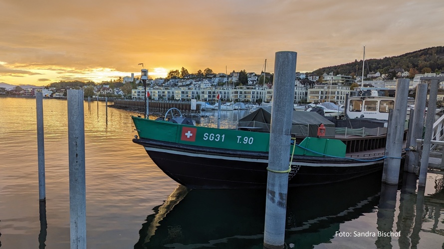Instandstellung historisches Kiesschiff auf dem Bodensee