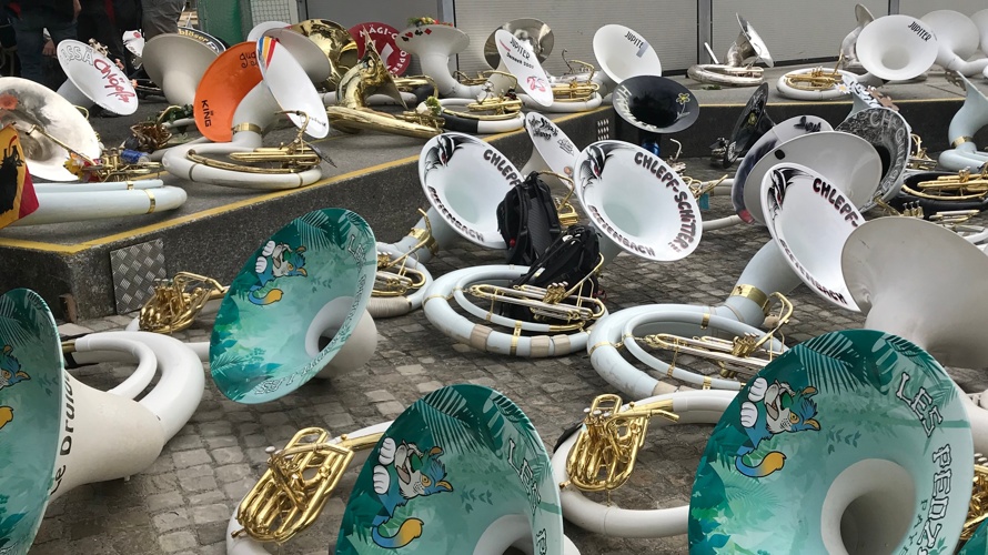 Blechsousaphon für Honolulu