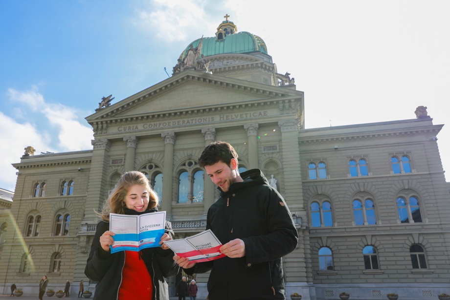 1 Jahresabonnement easyvote-Broschüre