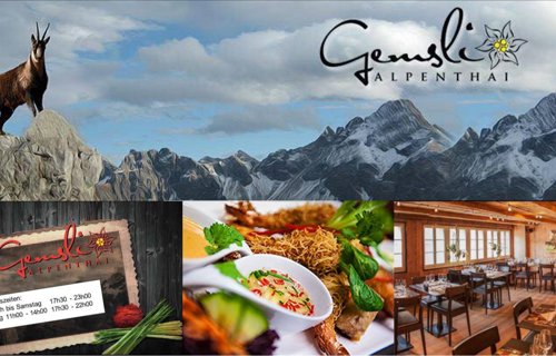 Restaurant Gemsli Alpenthai - Das aussergewöhnliche Thai-Restaurant